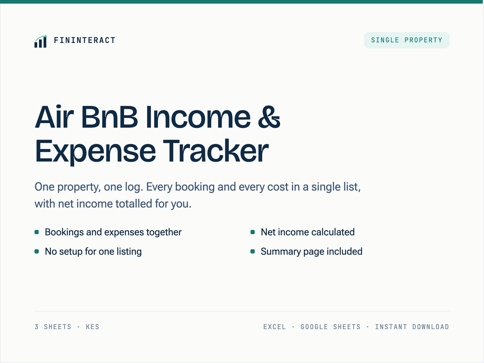 Air BnB Income & Expense Tracker thumbnail 2