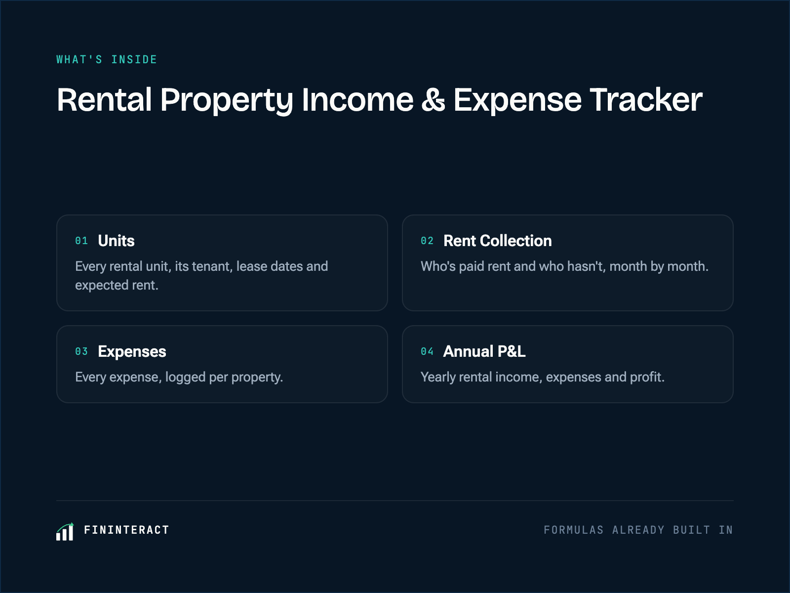 Rental Property Income & Expense Tracker preview