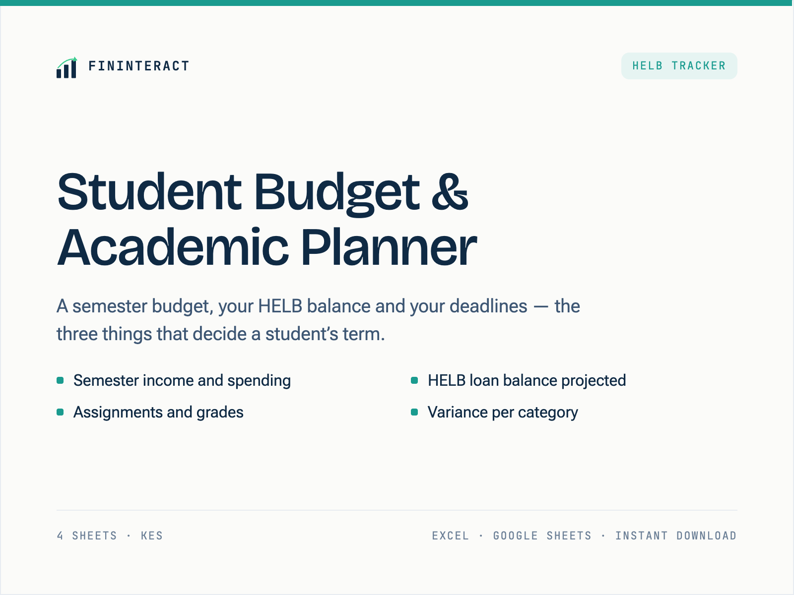 Student Budget & Academic Planner thumbnail 2