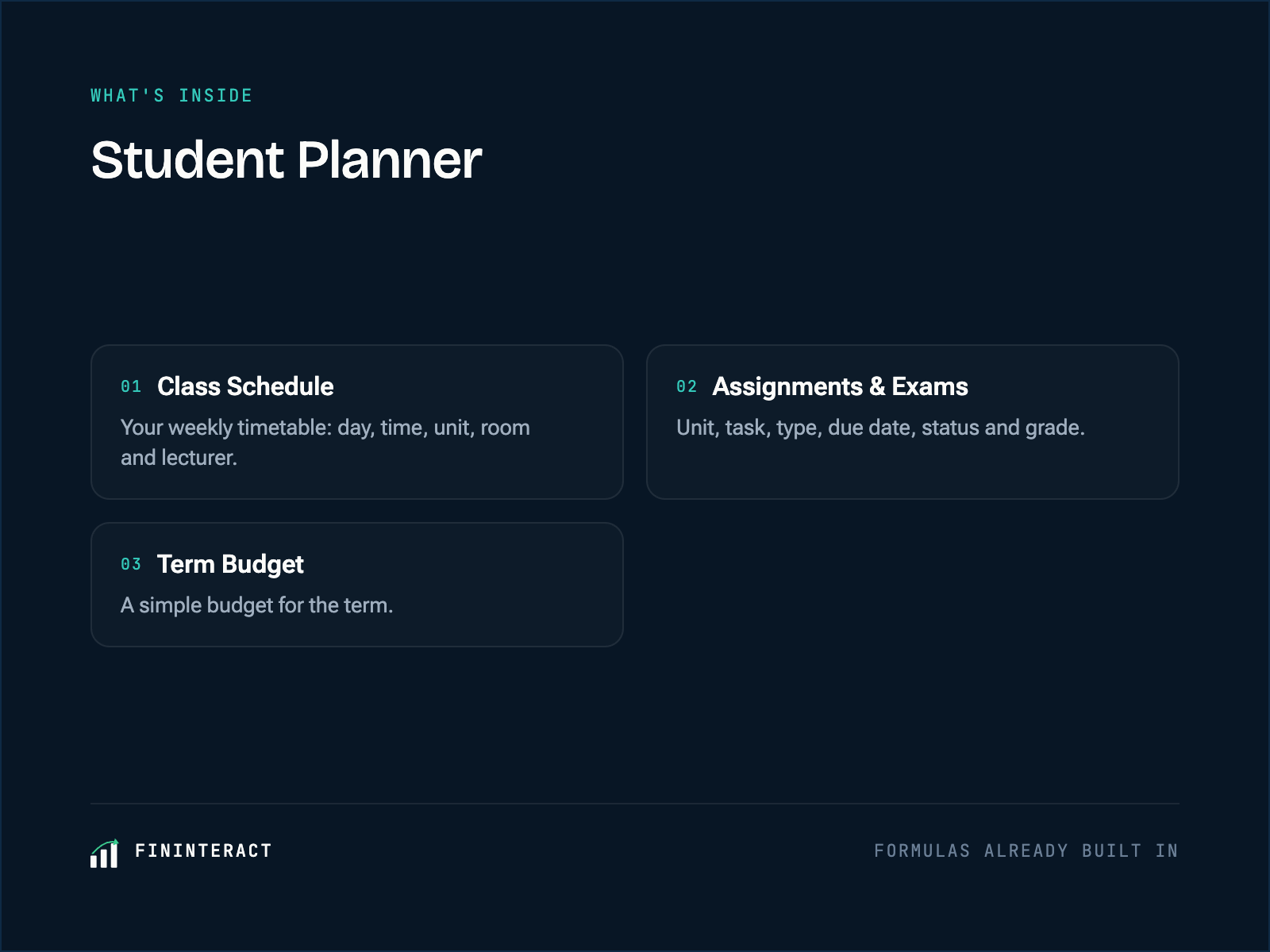 Student Planner (One-time Purchase) preview 1 of 3